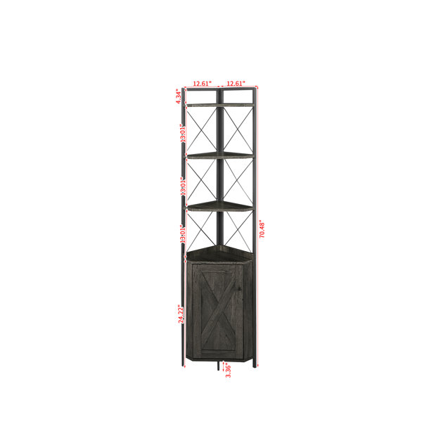 17 Stories Ashle 12.63'' W Manufactured Wood Storage Rack | Wayfair